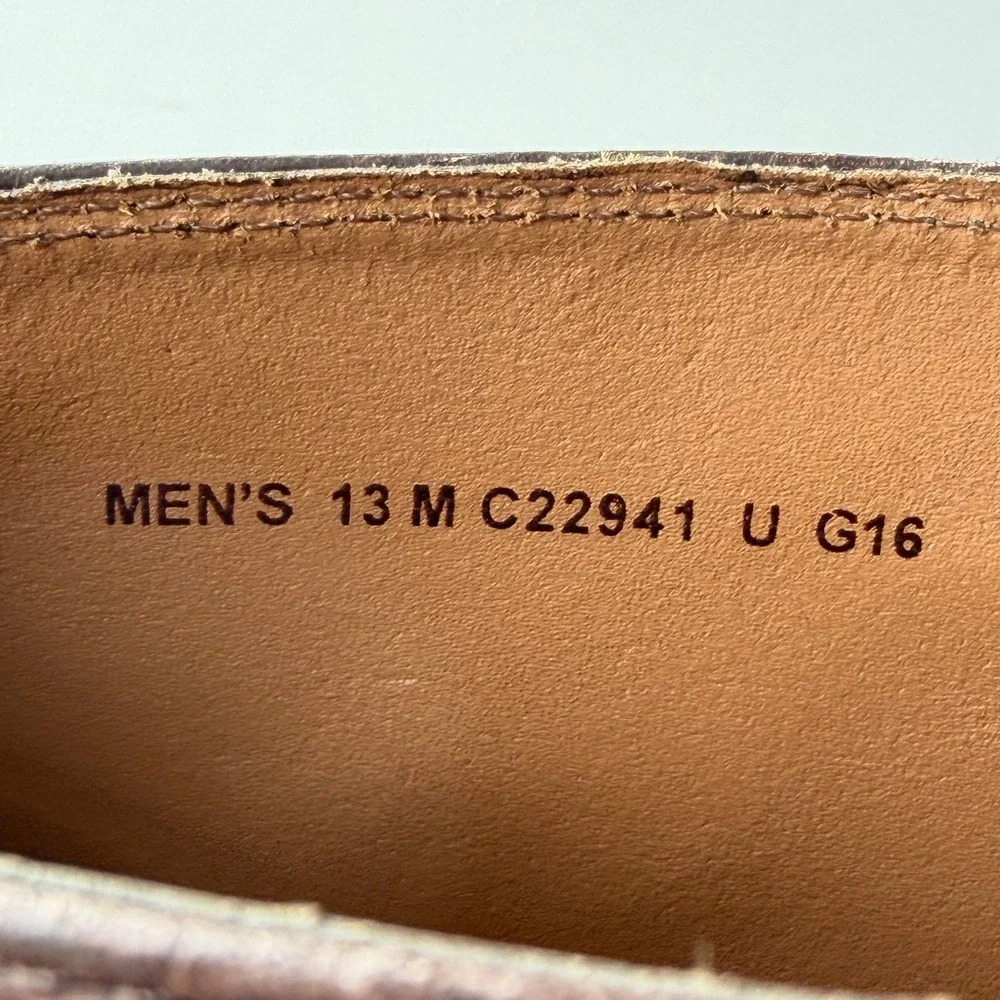 Cole Haan Chukka Boots Men 13 Brown Leather Lace Up Dress Shoes Heritage Preppy